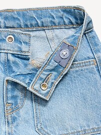 Image number 2 showing, Baggy Carpenter Utility Jean Shorts for Toddler Boys