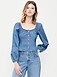 Long-Sleeve Button-Down Top - image 5