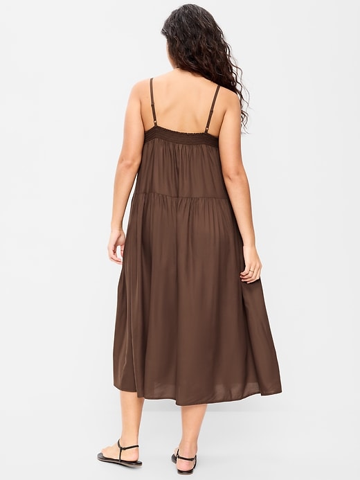 Image number 3 showing, Airy Smocked Maxi Dress