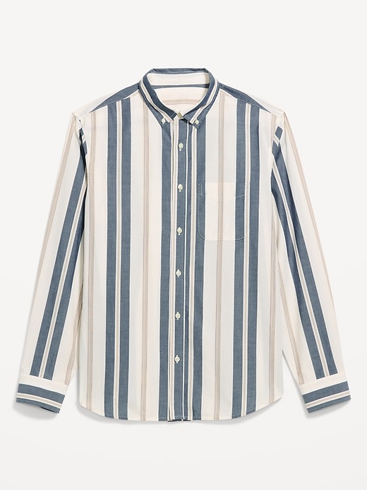 Image number 4 showing, Classic Fit Everyday Striped Poplin Shirt