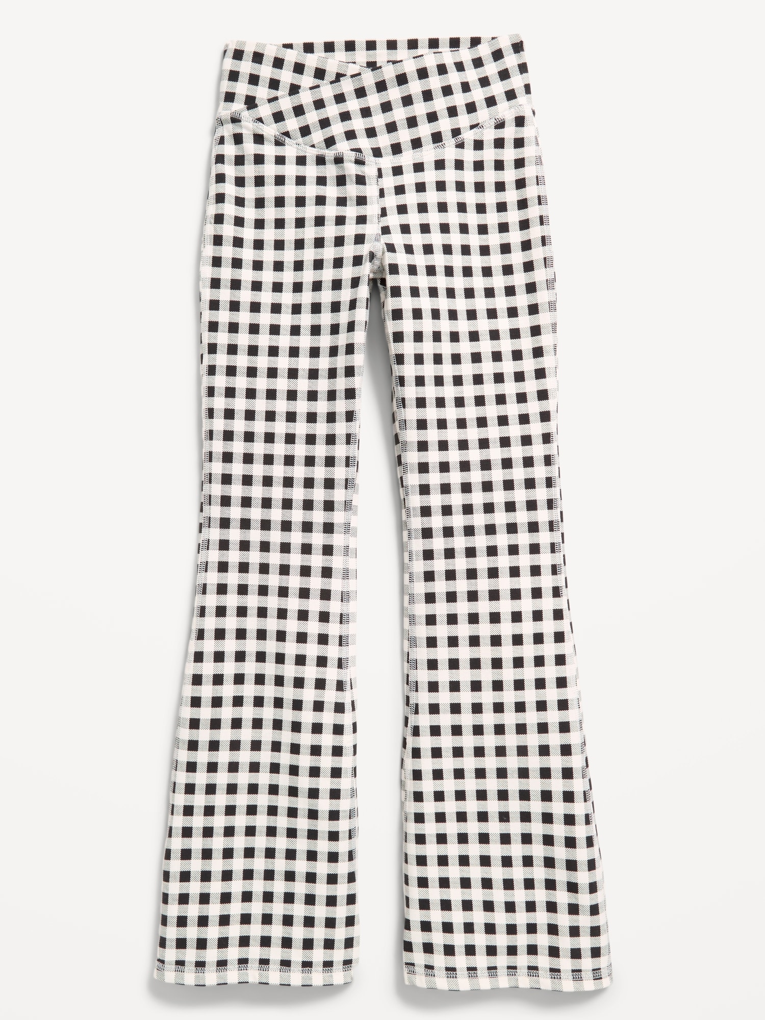 High-Waisted PowerChill Crossover Flared Leggings for Girls