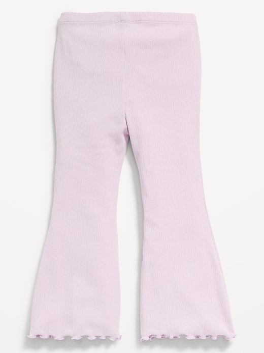 Image number 2 showing, Ribbed Flared Leggings for Toddler Girls