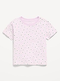 Image number 1 showing, Printed Short-Sleeve T-Shirt for Toddler Girls