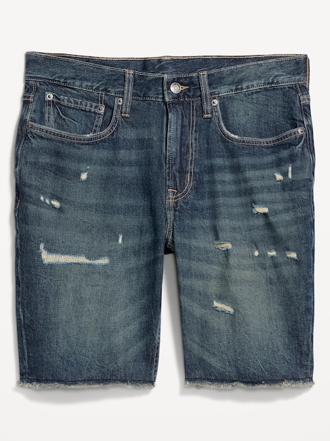 Slim Built-In Flex Jean Shorts-- 9-inch inseam