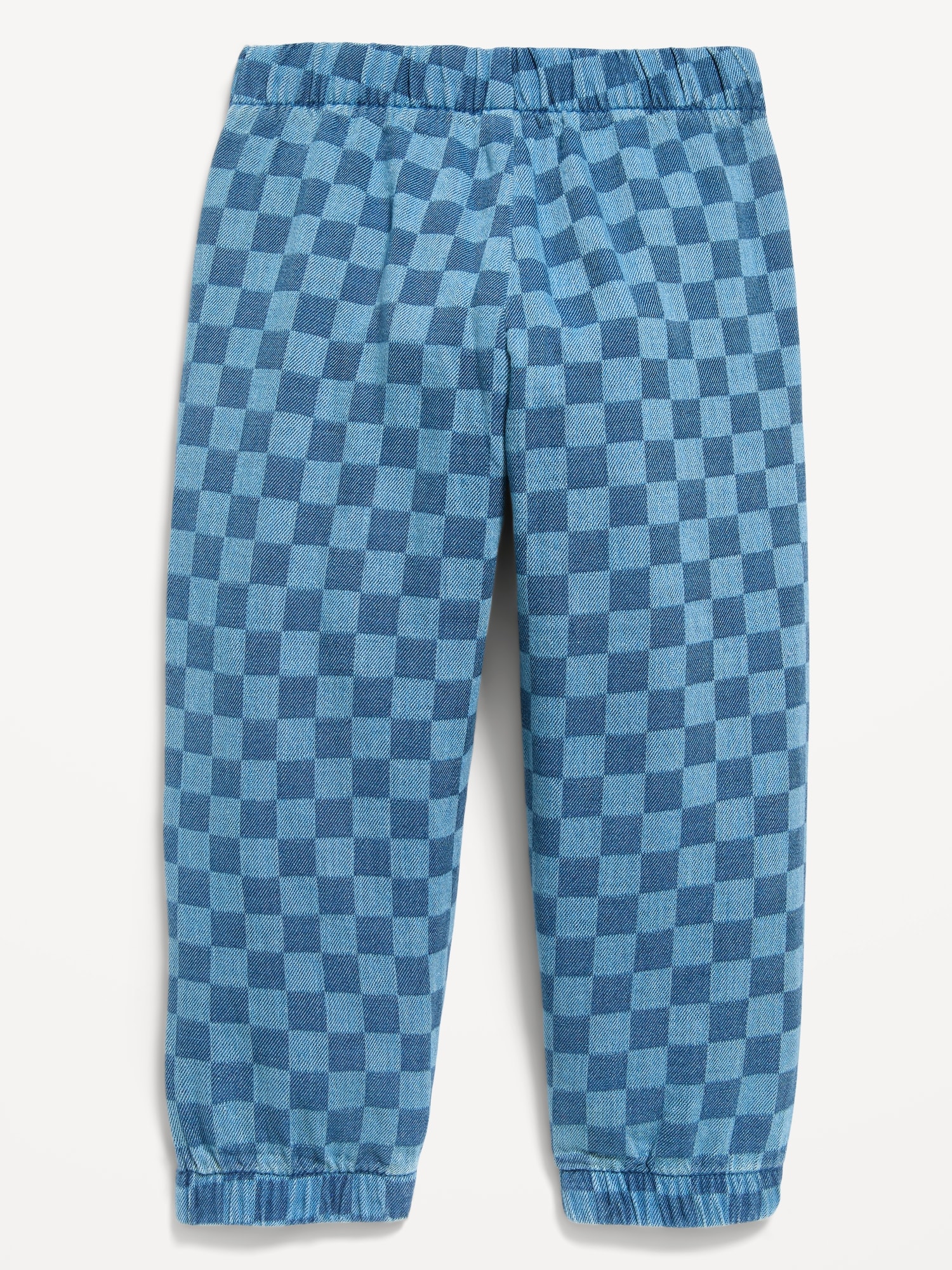 Pull-On Chambray Jogger Pants for Toddler Girls