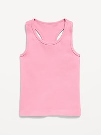 Image number 2 showing, Fitted Seamless Ribbed Racerback Performance Top for Girls