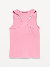 Image number 3 showing, Fitted Seamless Ribbed Racerback Performance Top for Girls