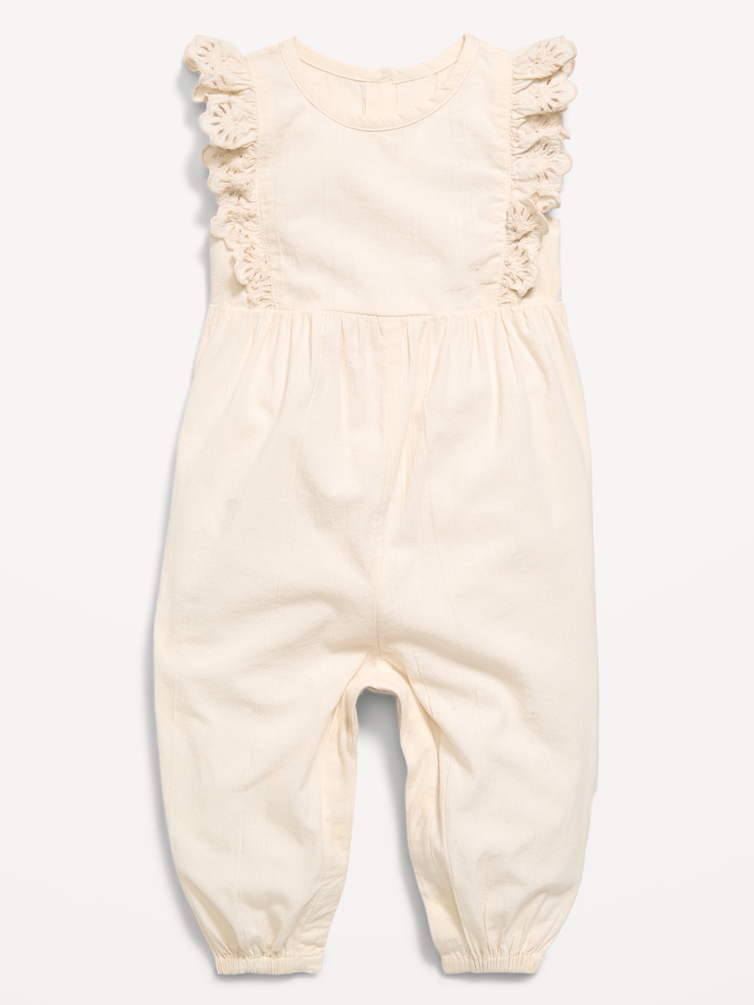 Sleeveless Ruffle-Trim One-Piece for Baby