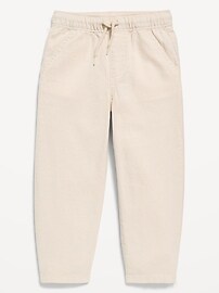Image number 1 showing, Linen-Blend Barrel Leg Pants for Toddler Boys
