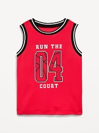 Image number 1 showing, Mesh Graphic Basketball Tank Top for Toddler Boys