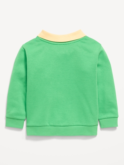 Image number 2 showing, Oversized Collared Birthday Sweatshirt for Toddler Boys