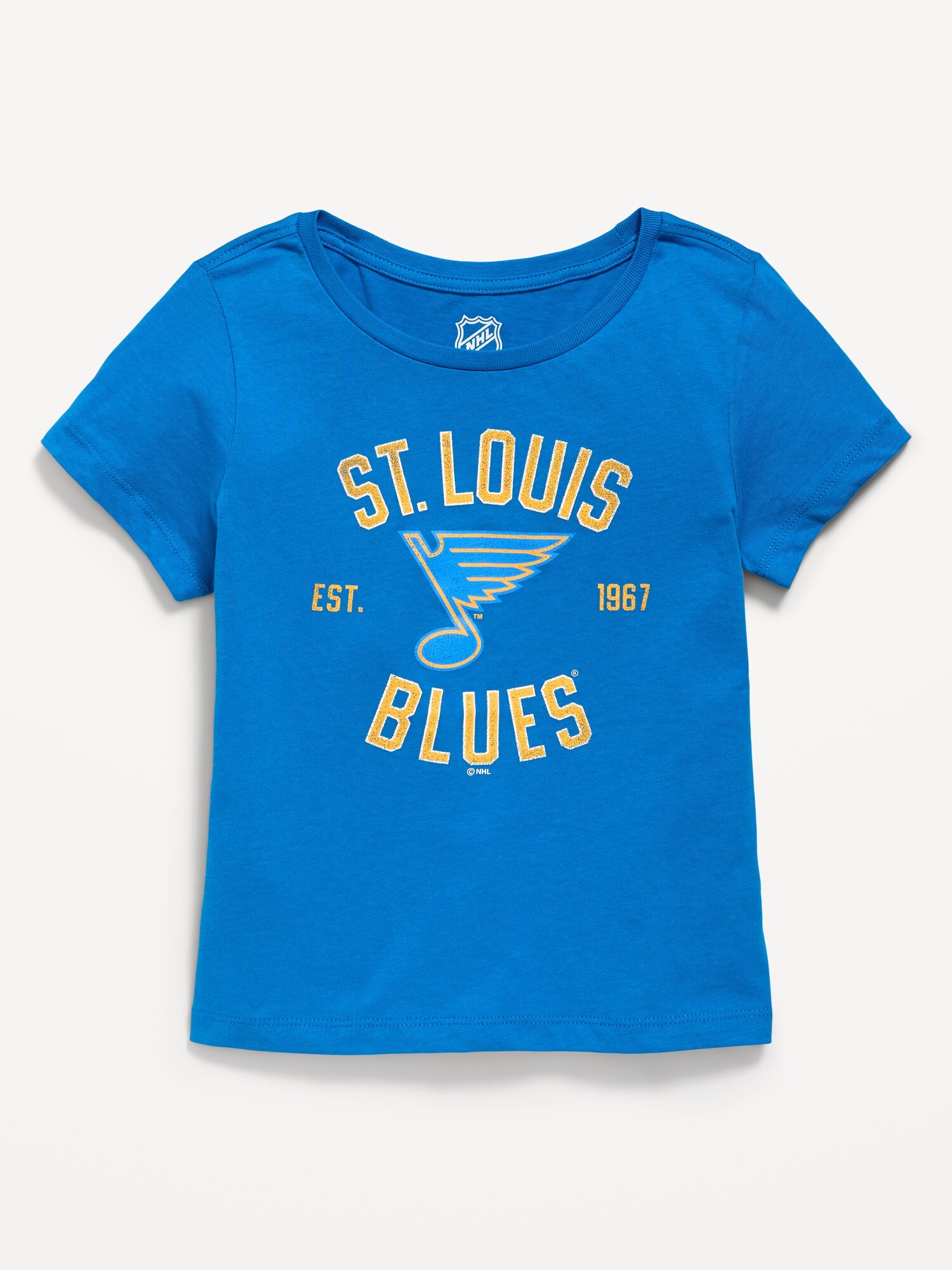 Футболка Old Navy NHL Graphic T-Shirt для девочек, цвет: Синий