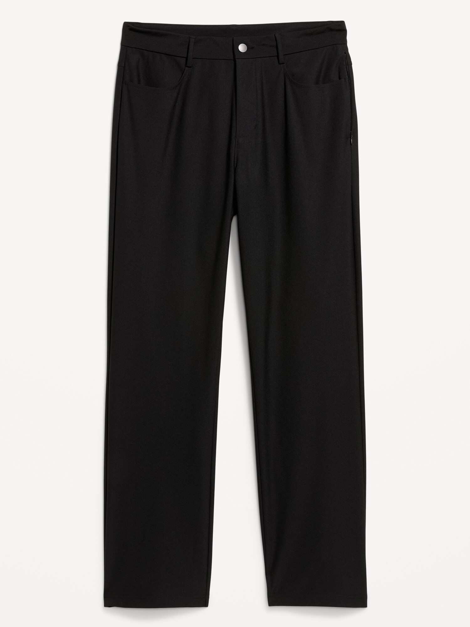 Мужские брюки Old Navy Straight Tech Hybrid, цвет: Чёрный — фото 3