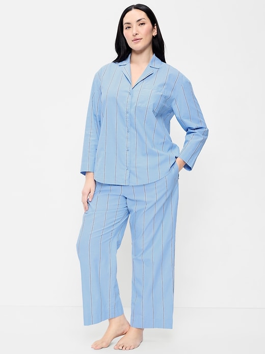 Image number 5 showing, Poplin Pajama Pant Set