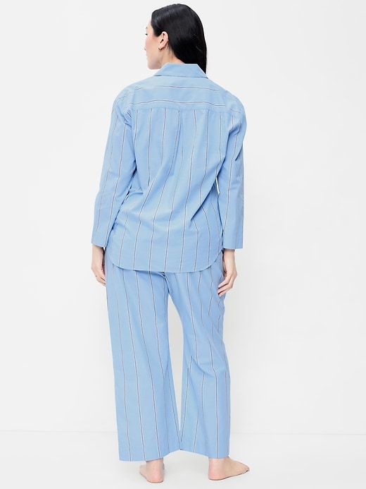Image number 6 showing, Poplin Pajama Pant Set