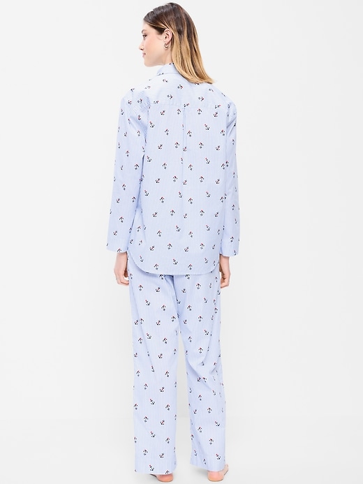 Image number 2 showing, Poplin Pajama Pant Set