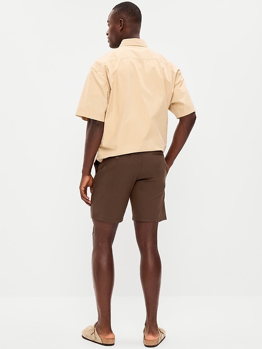 Image number 3 showing, Slim Built-In Flex Rotation Chino Shorts -- 8-inch inseam