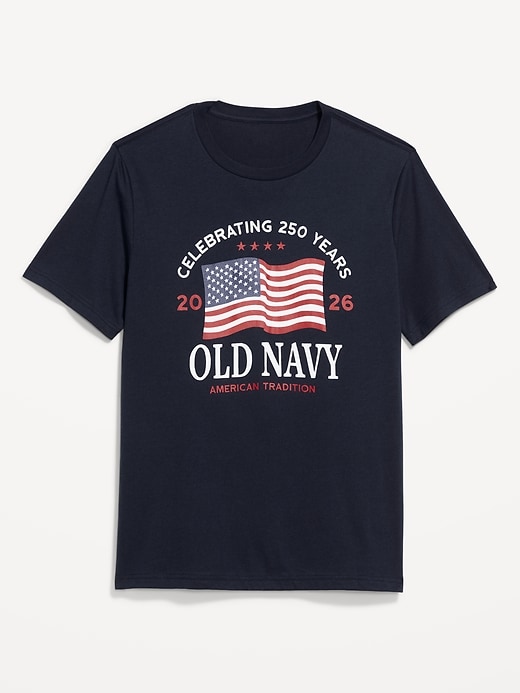 Image number 1 showing, Flag Graphic T-Shirt