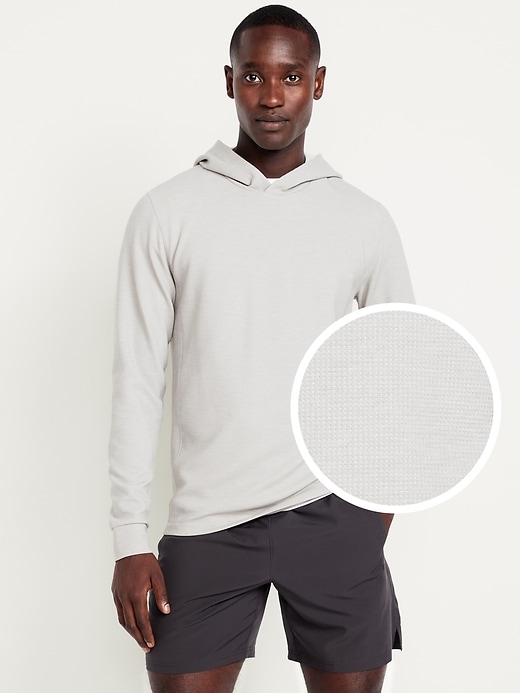 Image number 1 showing, Recharge Knit Waffle Pullover Hoodie