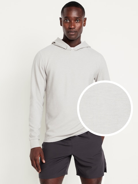 Recharge Knit Waffle Pullover Hoodie