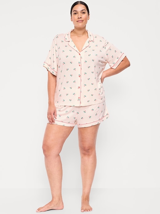 Image number 7 showing, Sunday Sleep Knit Jersey Short Set