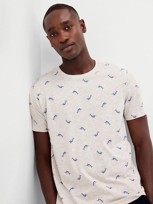 Image number 3 showing, Crew-Neck T-Shirt