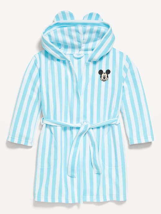 Image number 1 showing, Disney© Cozy Microfleece Unisex Hooded Robe for Toddler & Baby
