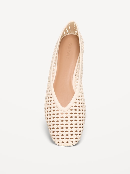 Image number 2 showing, Lattice Ballet Flats