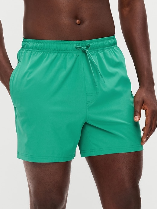 Image number 1 showing, Swim Trunks -- 5-inch inseam