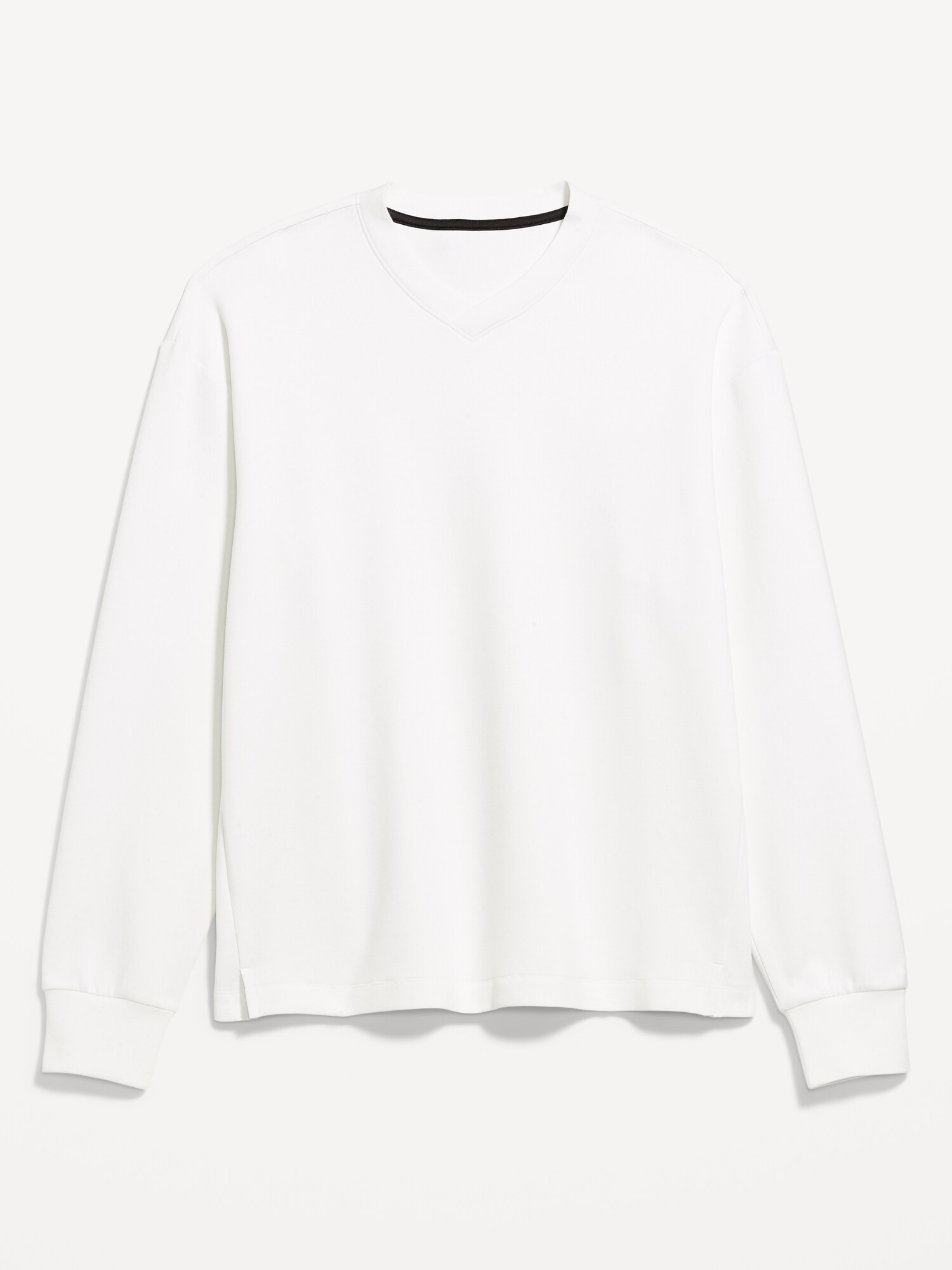 Мужская толстовка Old Navy Dynamic Fleece V-Neck, цвет: Белый — фото 4