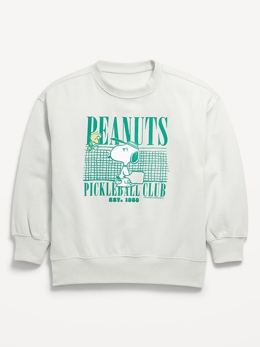 Image number 2 showing, Peanuts™ Snoopy Oversized Graphic Tunic Sweatshirt for Girls