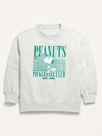 Image number 2 showing, Peanuts™ Snoopy Oversized Graphic Tunic Sweatshirt for Girls
