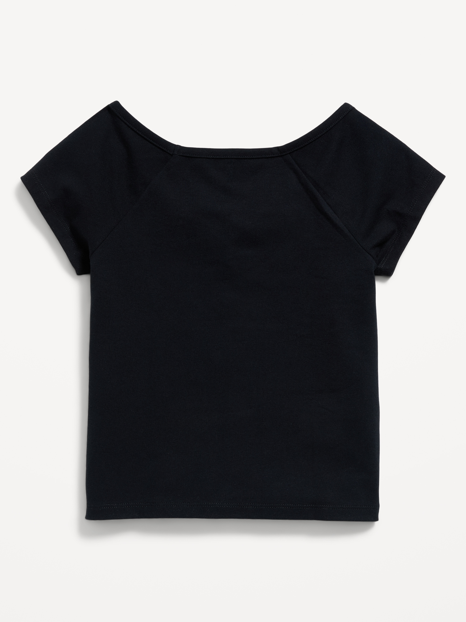 Fitted Off-Shoulder Top for Girls