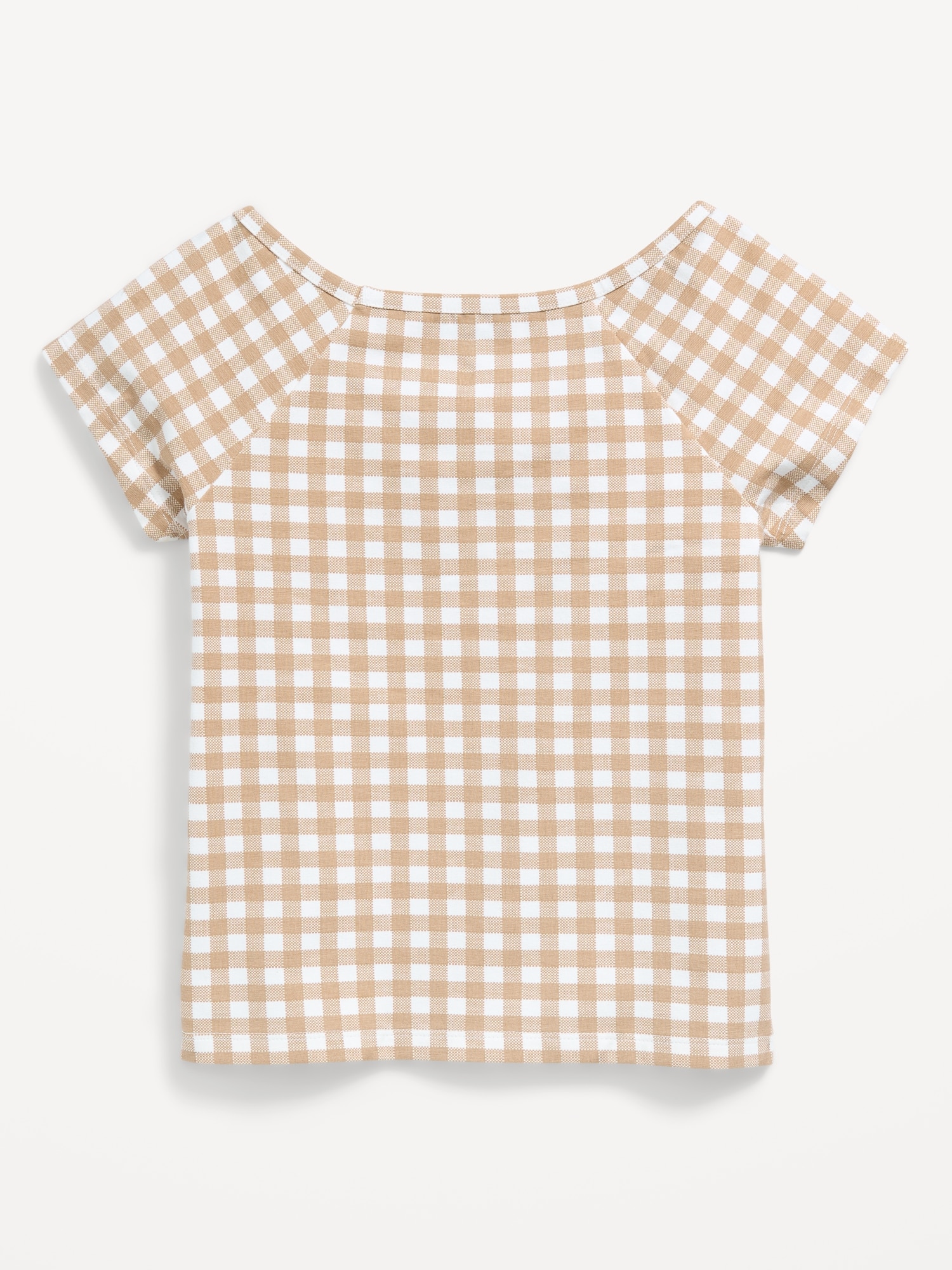 Fitted Off-Shoulder Top for Girls