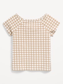 Image number 3 showing, Fitted Off-Shoulder Top for Girls