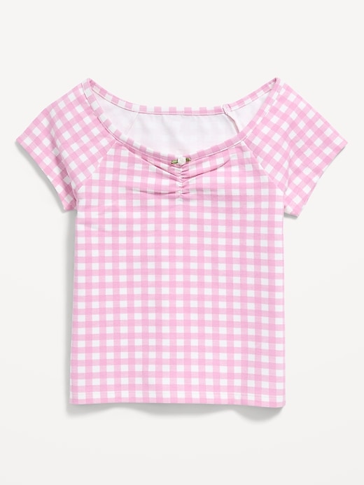 Image number 2 showing, Fitted Off-Shoulder Top for Girls