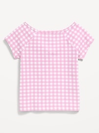 Image number 3 showing, Fitted Off-Shoulder Top for Girls