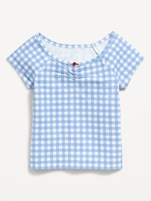 Image number 2 showing, Fitted Off-Shoulder Top for Girls