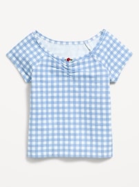 Image number 2 showing, Fitted Off-Shoulder Top for Girls