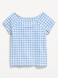 Image number 3 showing, Fitted Off-Shoulder Top for Girls