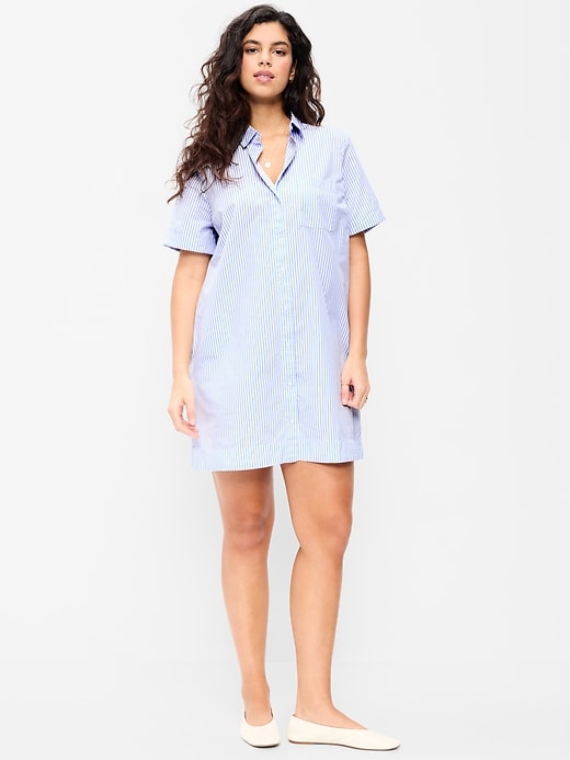 Image number 6 showing, Mini Shirt Dress