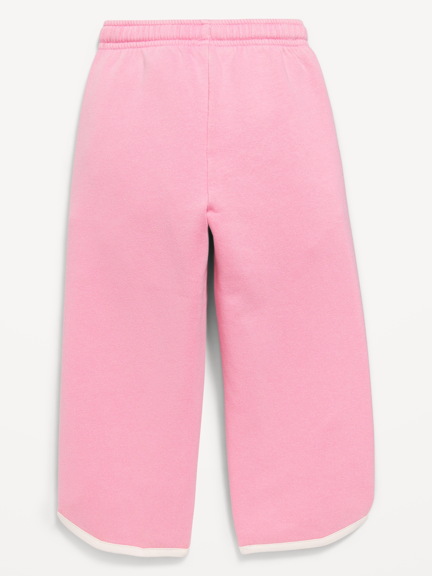 Dolphin-Hem Cropped Sweatpants for Toddler Girls