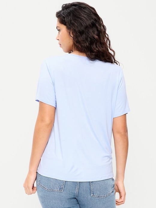Image number 4 showing, Luxe V-Neck T-Shirt