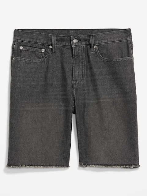 Slim Built-In Flex Jean Shorts-- 9-inch inseam