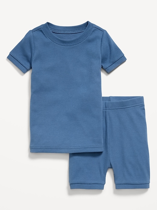 Image number 1 showing, Ribbed Snug-Fit Pajama Set for Toddler & Baby