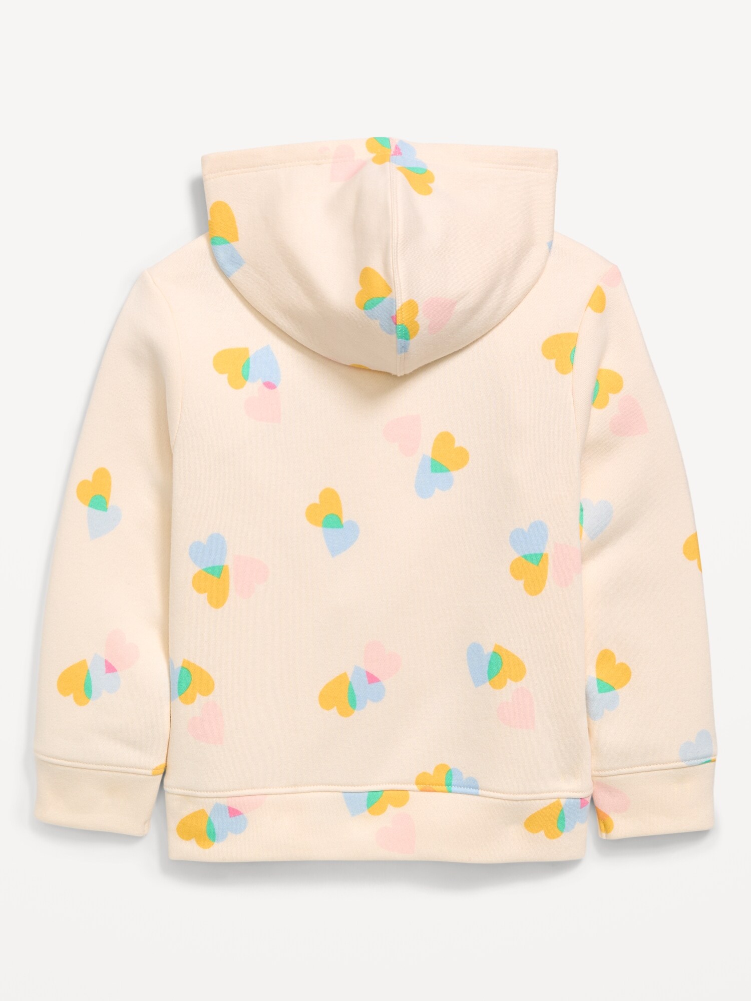 Худи Old Navy Logo-Graphic Zip для девочек-малышей, цвет: Разноцветный — фото 2