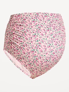 Maternity High-Waisted Swim Bottoms