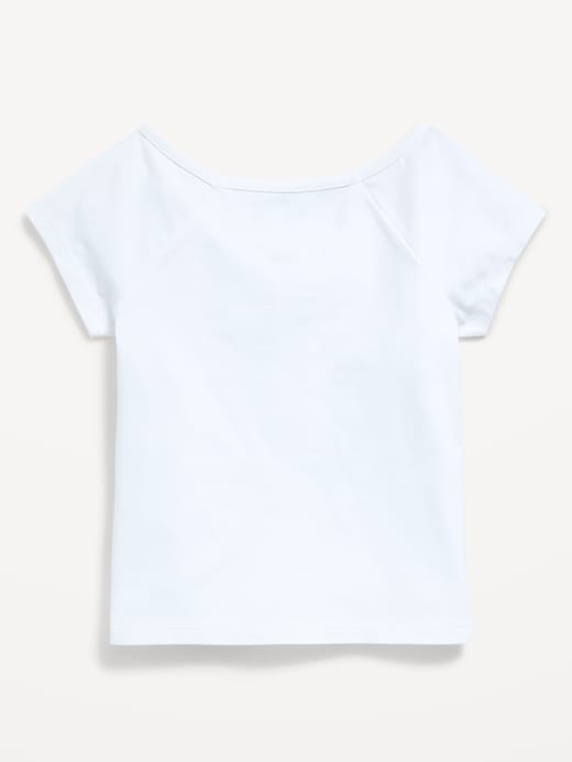 Image number 3 showing, Fitted Off-Shoulder Top for Girls