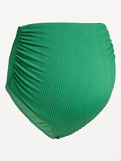 Maternity High-Waisted Swim Bottoms