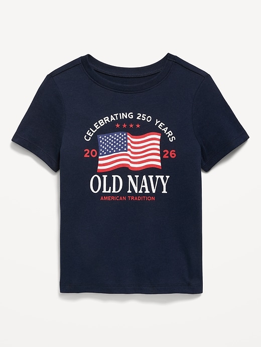 Image number 1 showing, Short-Sleeve Unisex Logo-Graphic T-Shirt for Toddler